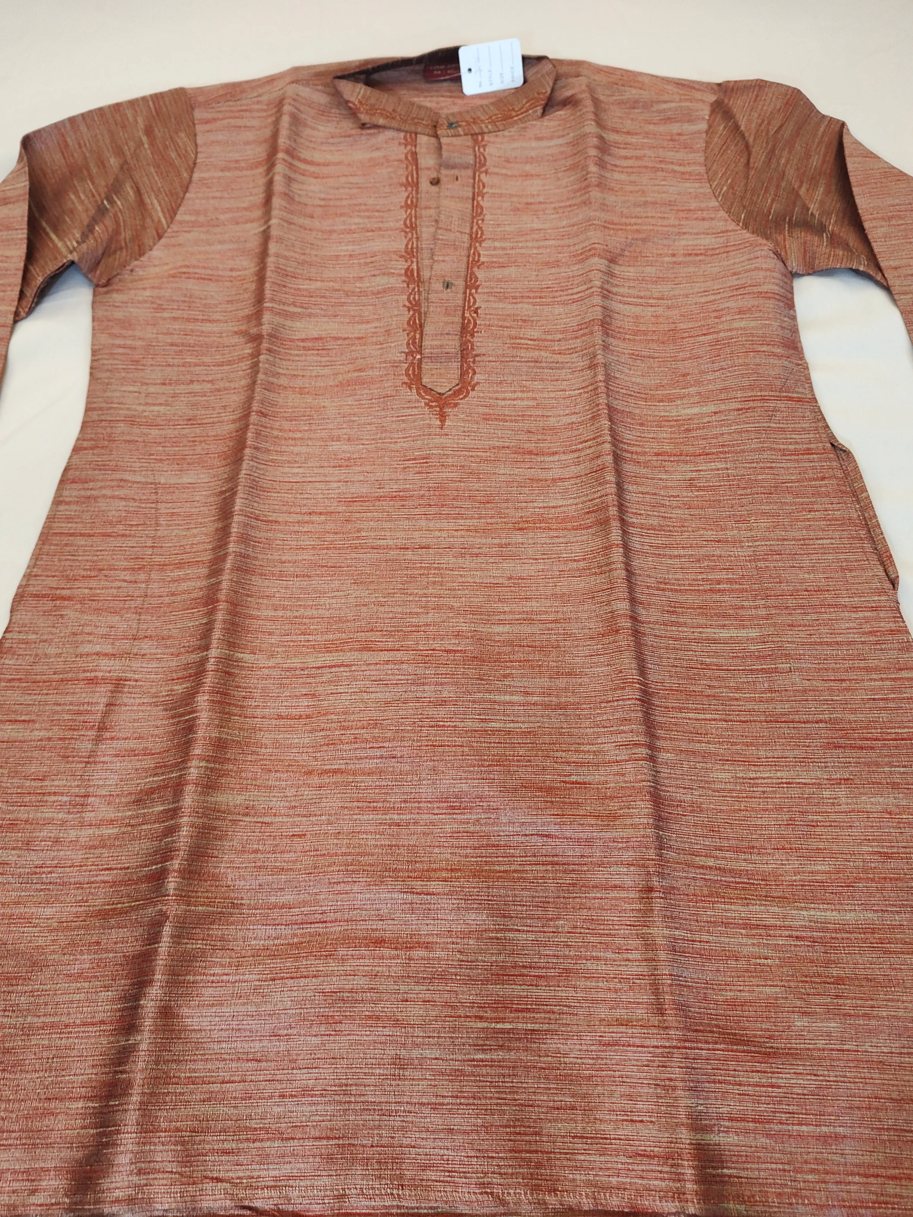 Appealing Brown Color Men's Cotton Kurta