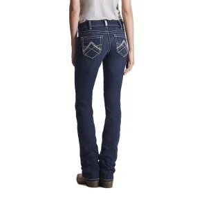 Ariat Mid Rise Straight Leg Icon Ocean Jean