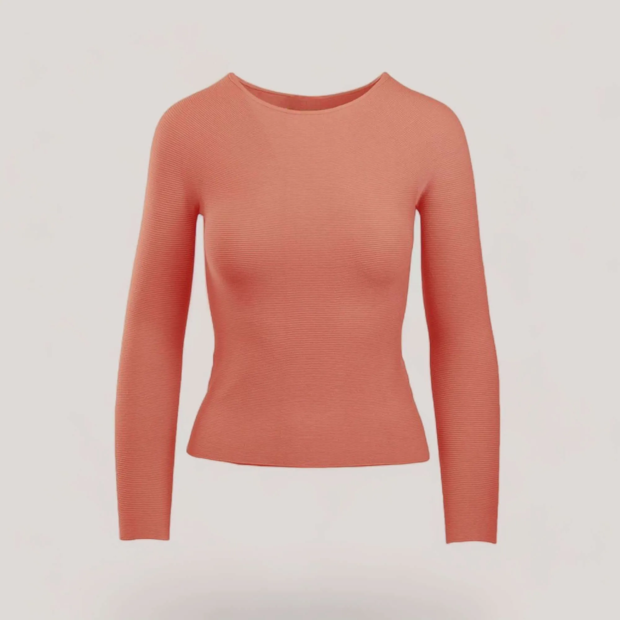 AVERY | Boat Neck Long Sleeve Top