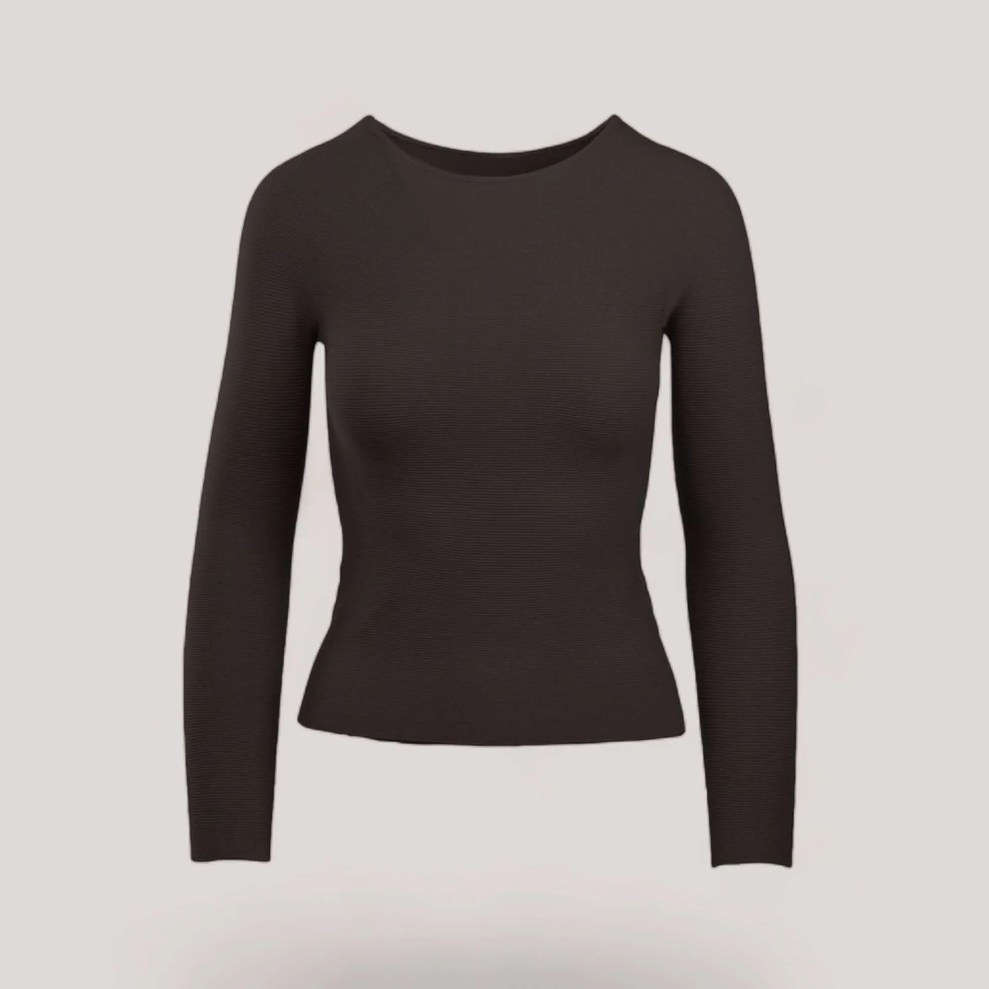 AVERY | Boat Neck Long Sleeve Top