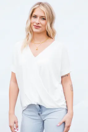 Baylor Crossover Front Top, Off White