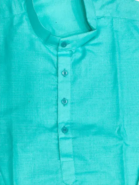 Beautiful Sky Blue Color  Men's Kurta With Pajama Pant