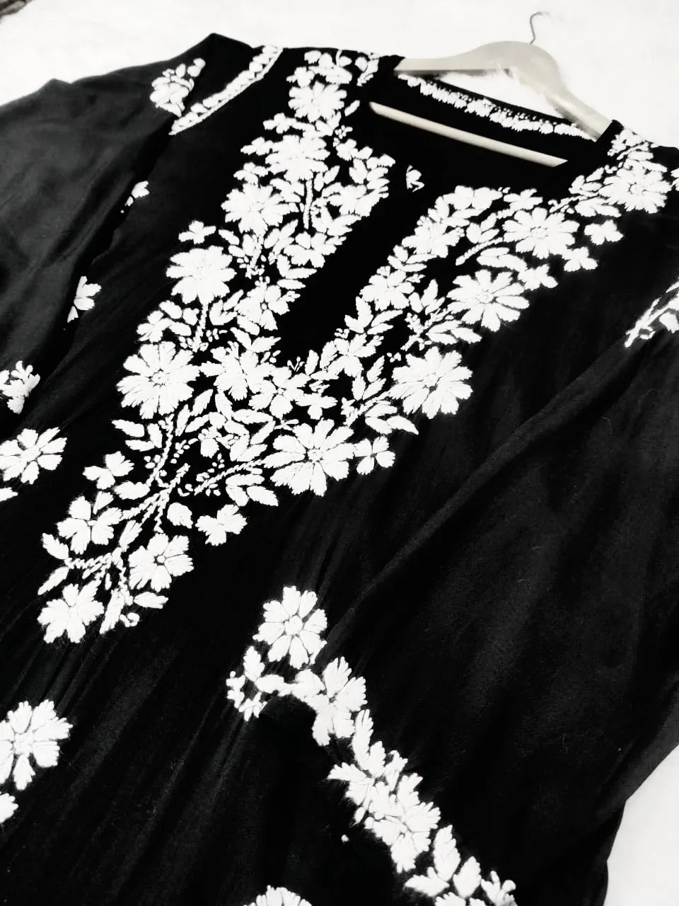 Bela Premium  Modal Chikankari Kurti