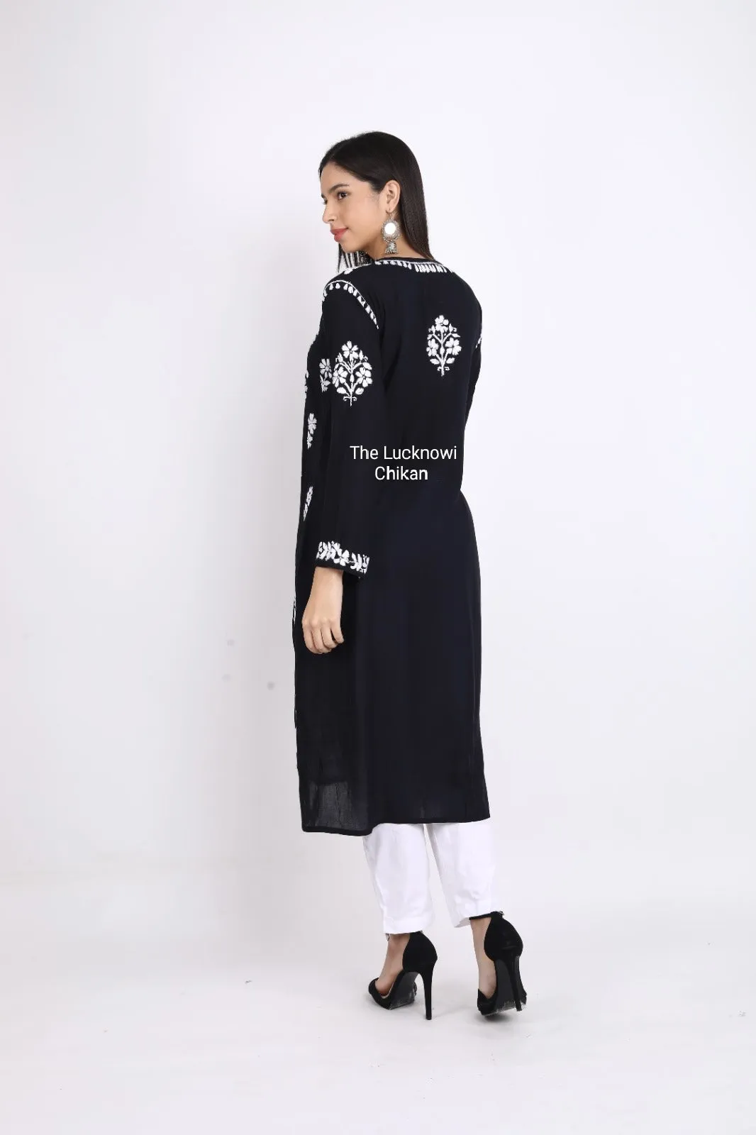 Bela Premium  Modal Chikankari Kurti