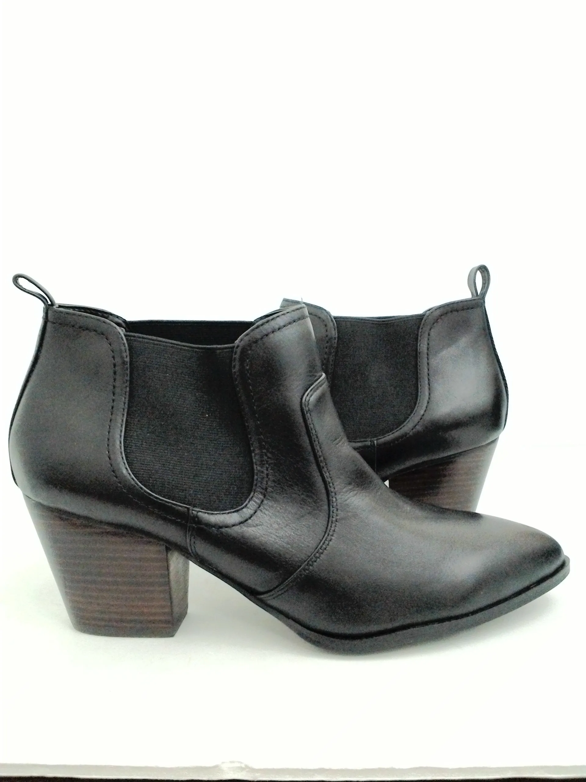 Bella Vita Women's Black Leather Booties Size 11 W