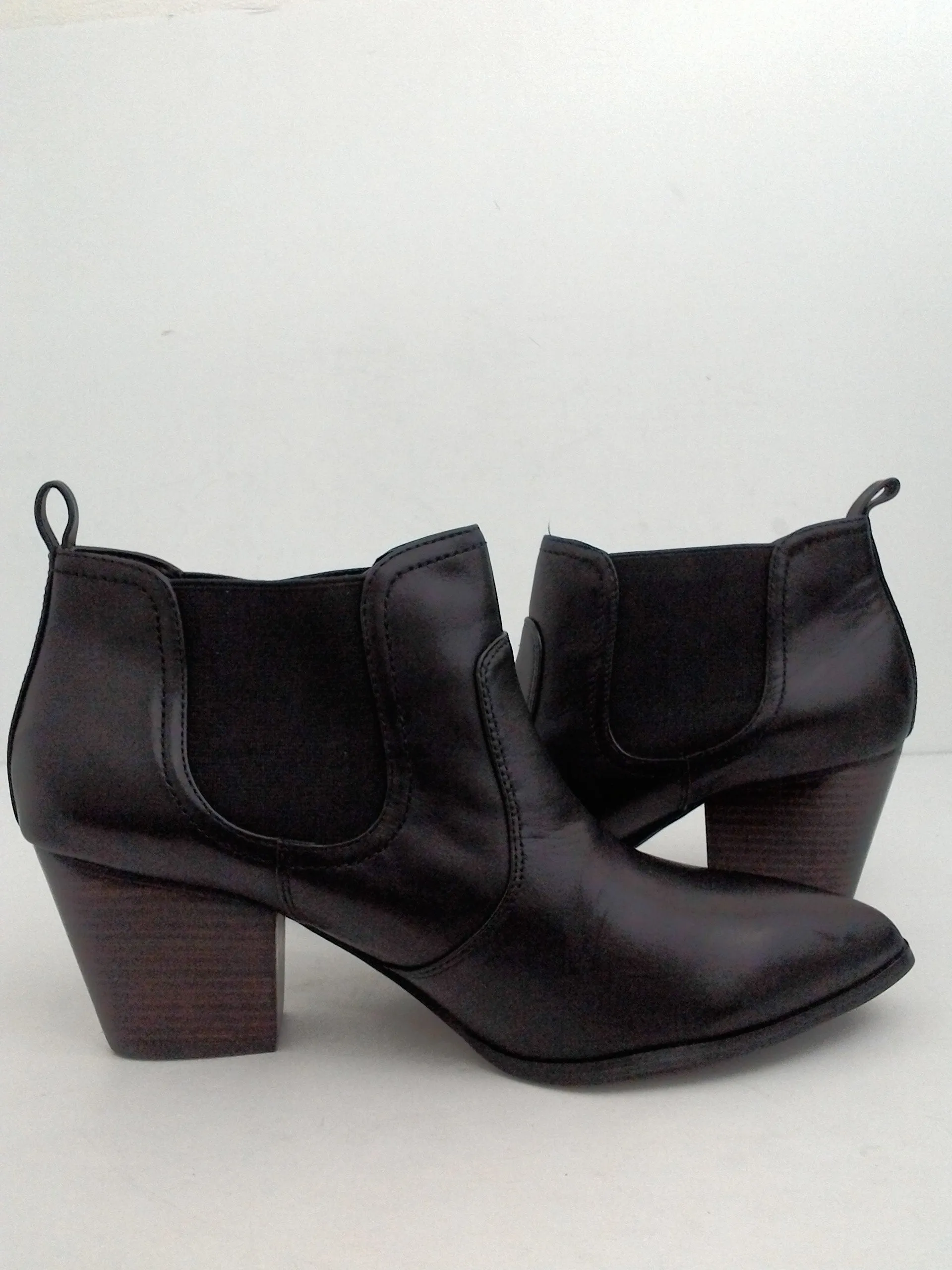 Bella Vita Women's Black Leather Booties Size 11 W