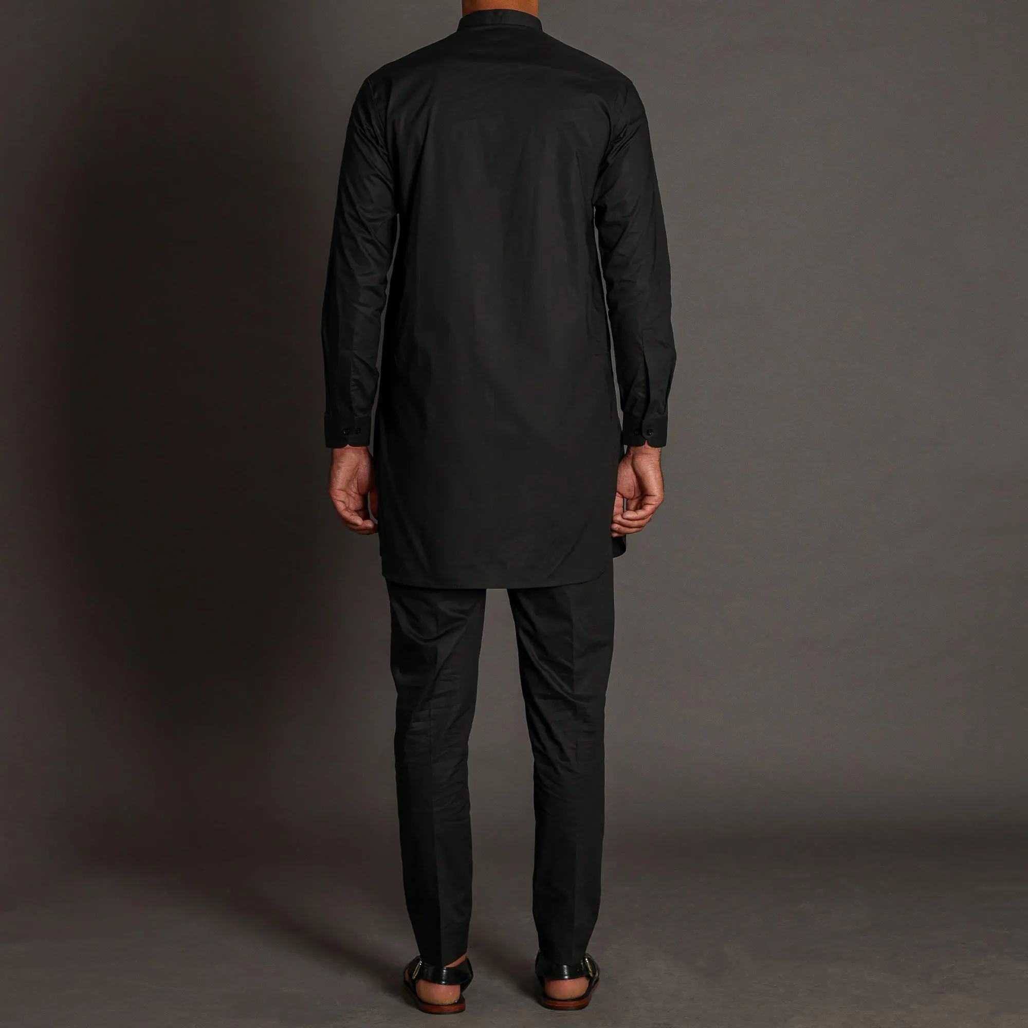 Black Short Kurta