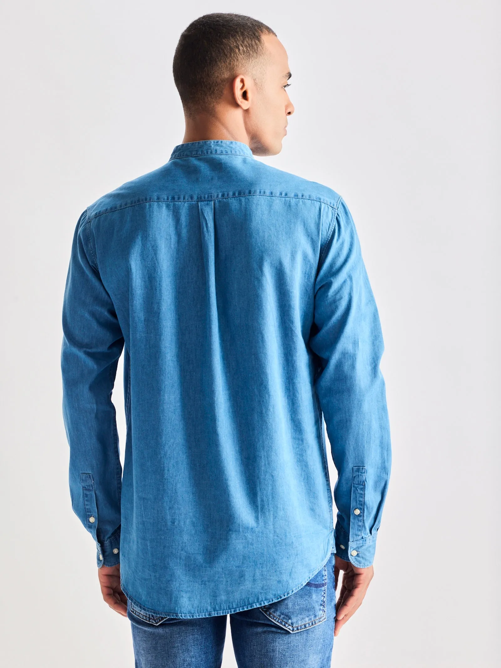 Blue Denim Kurta