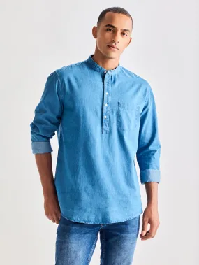 Blue Denim Kurta