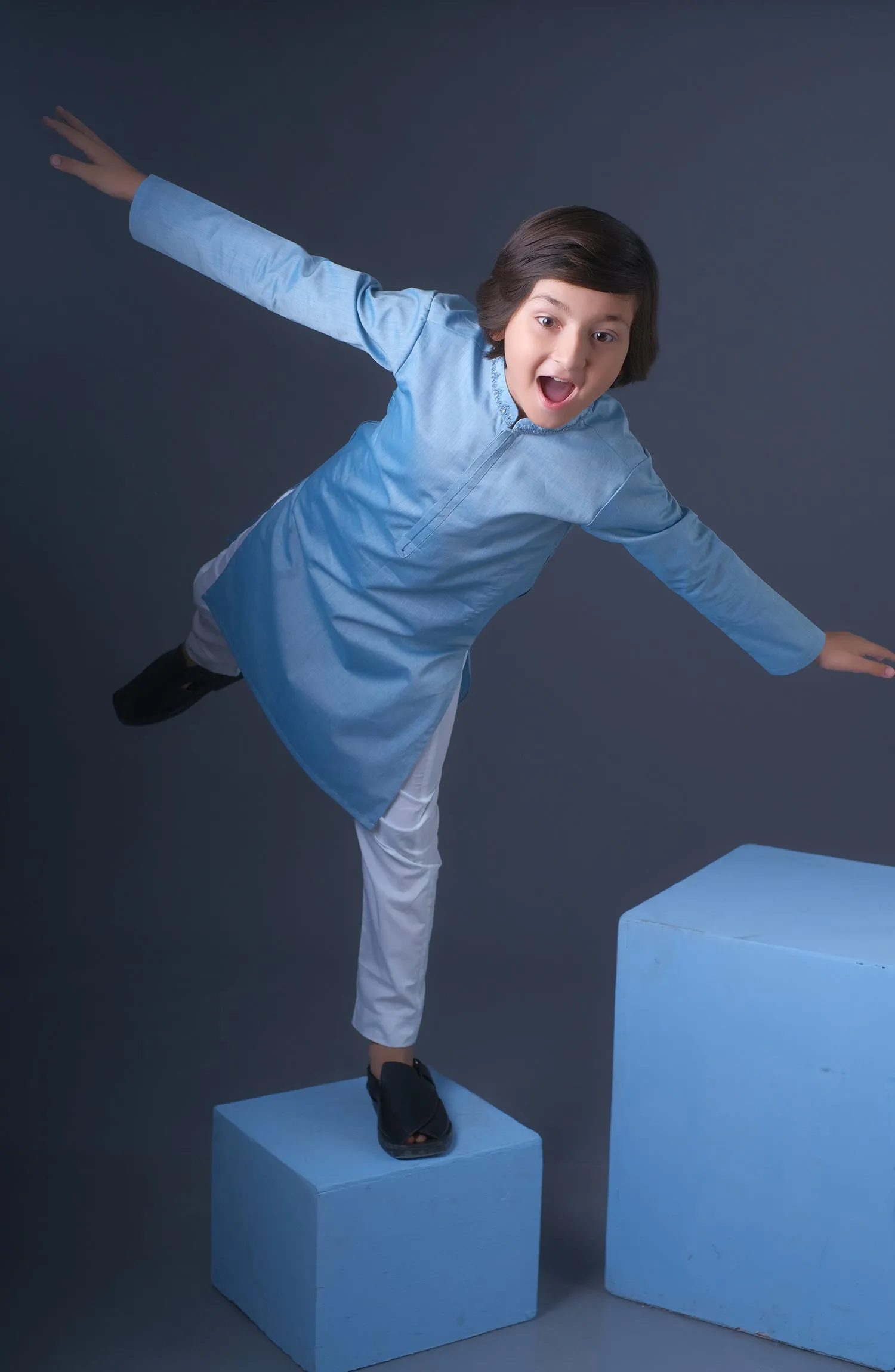 Blue Kurta