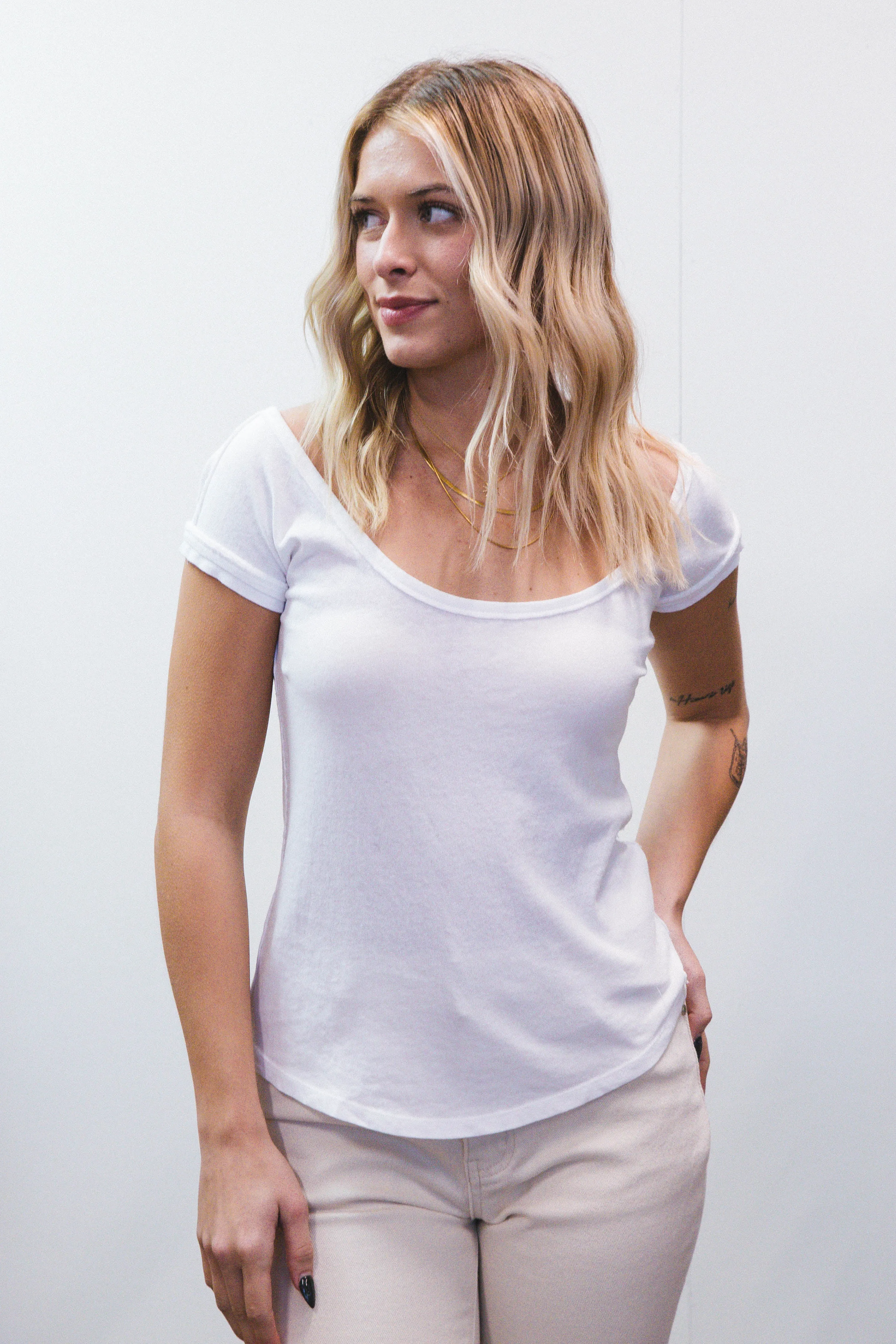 Bout Time Tee, Ivory | Free People