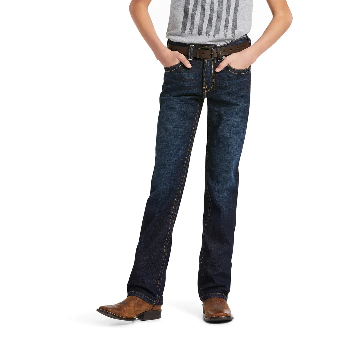 Boys Ariat B5 Slim Esteban Stackable Straight Leg