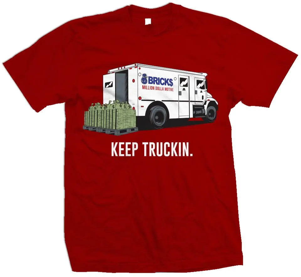 Bricks Truck - Red T-Shirt