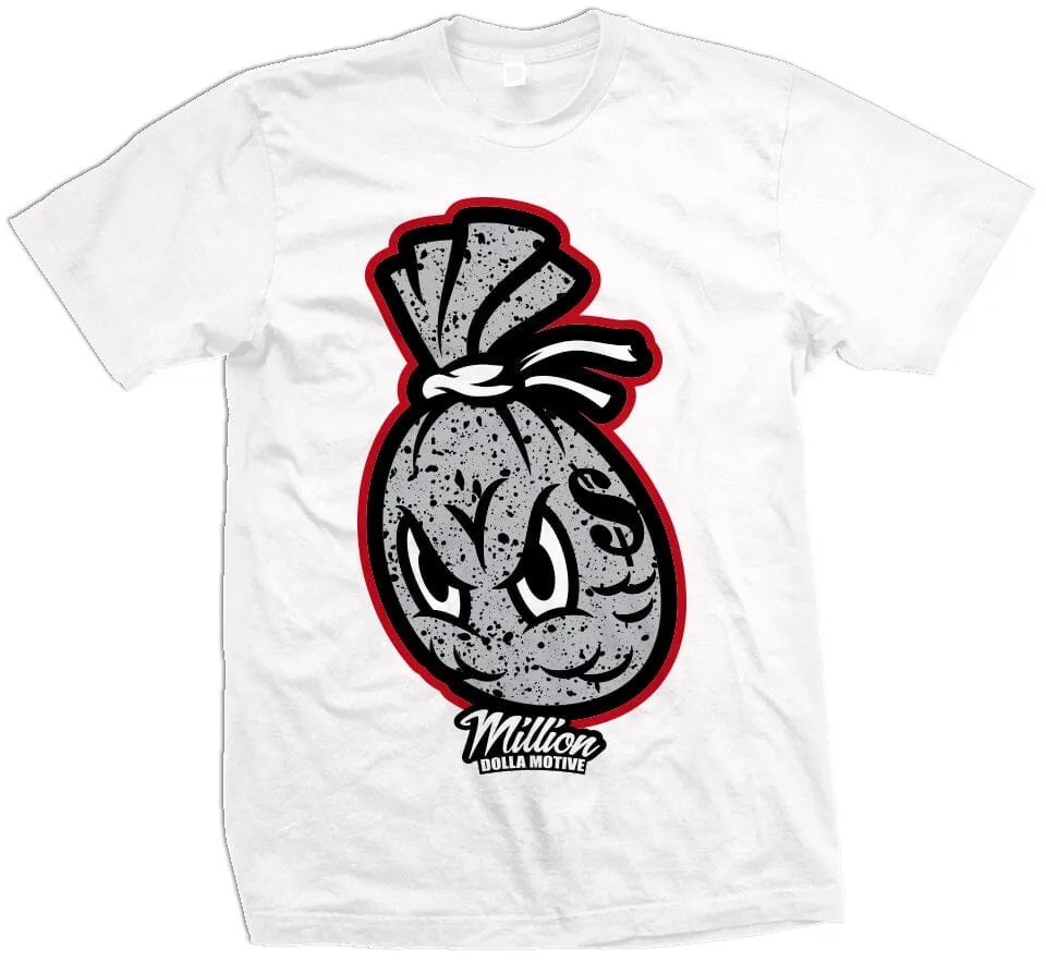 Cement Money Bag - White T-Shirt