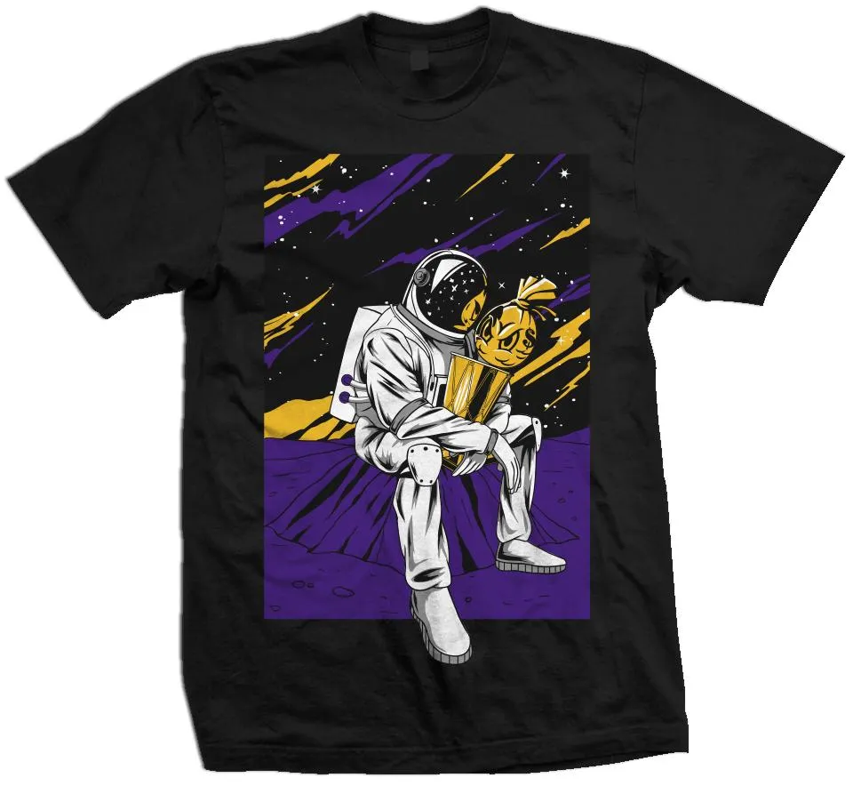 Champion In The Stars - Black T-Shirt