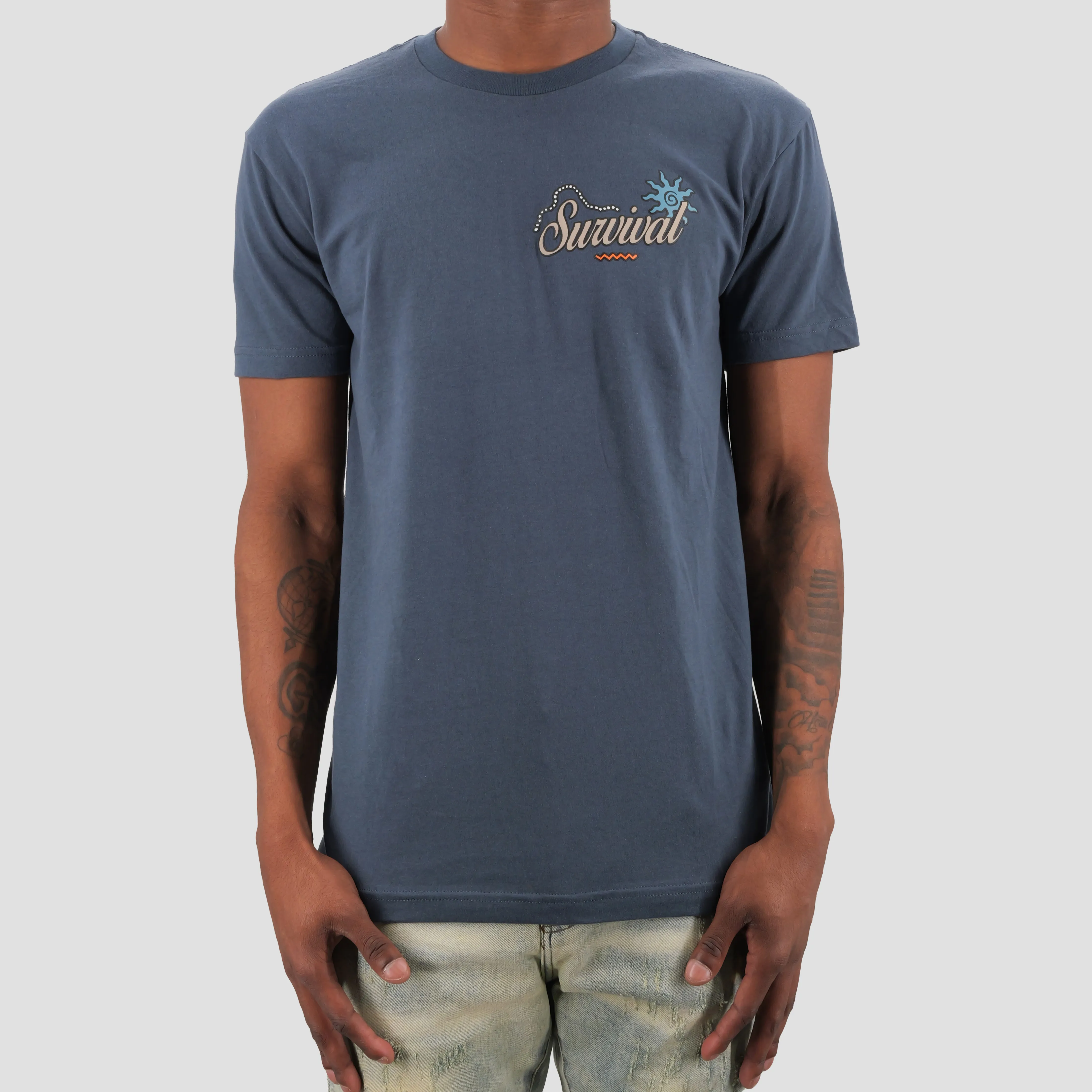 CLASS IN SESSION TEE INDIGO