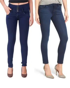 Combo Of 2 Denim Skinny Fit Jeans