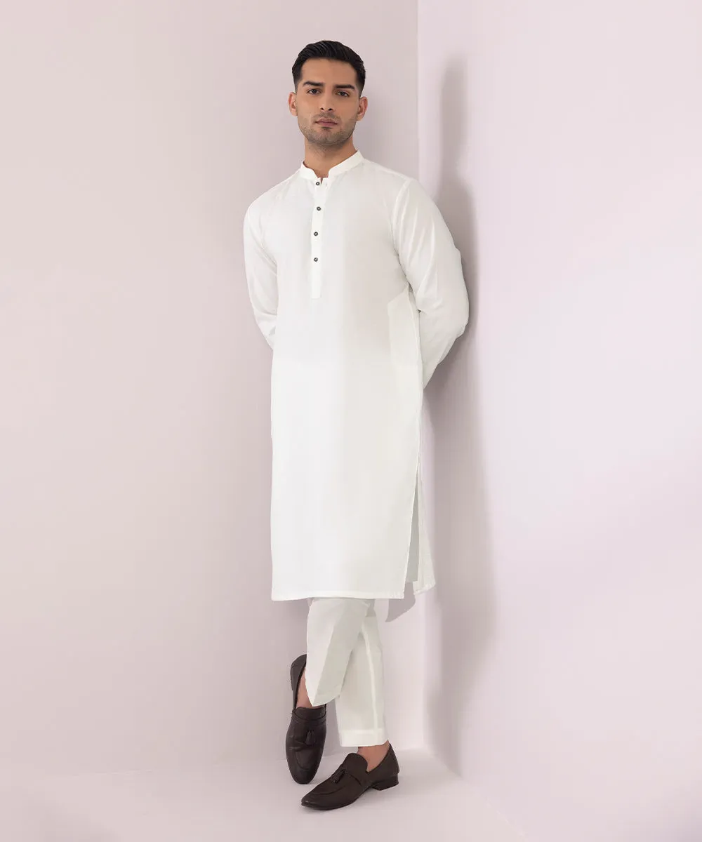 Cotton Jacquard Kurta