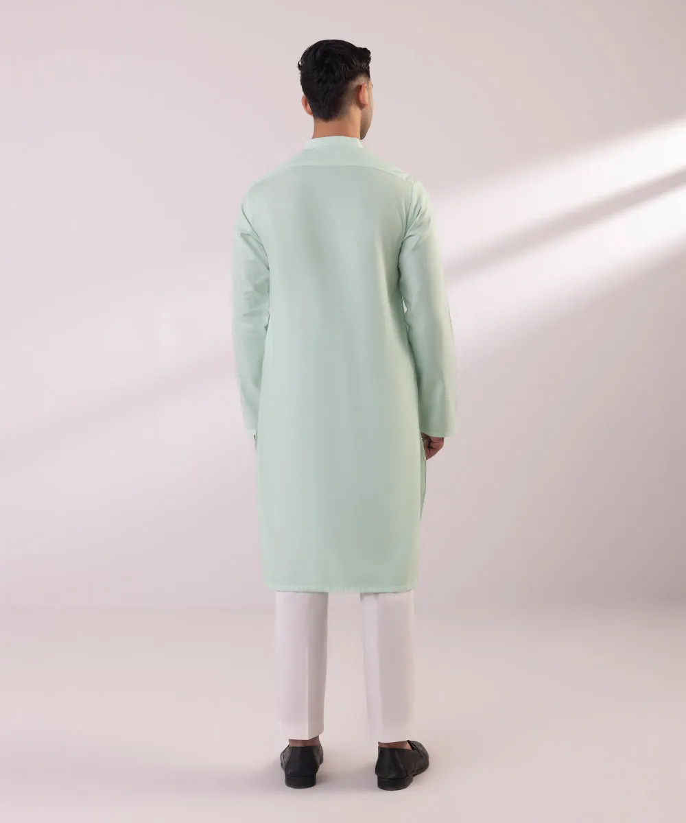 Cotton Jacquard Kurta