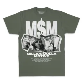 Crumpled Money M$M - Olive T-Shirt