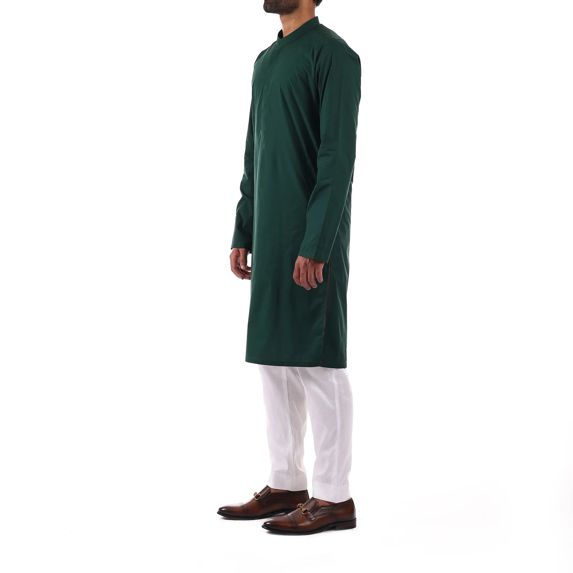 Dark Green Kurta