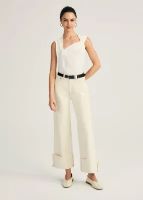 Derek Lam 10 Crosby Koren Cuffed Straight Leg