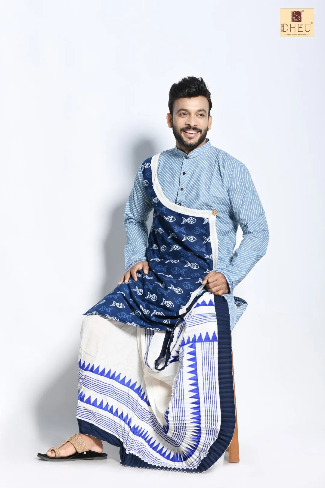 Designer Kurta & Dhoti(Optional) Set