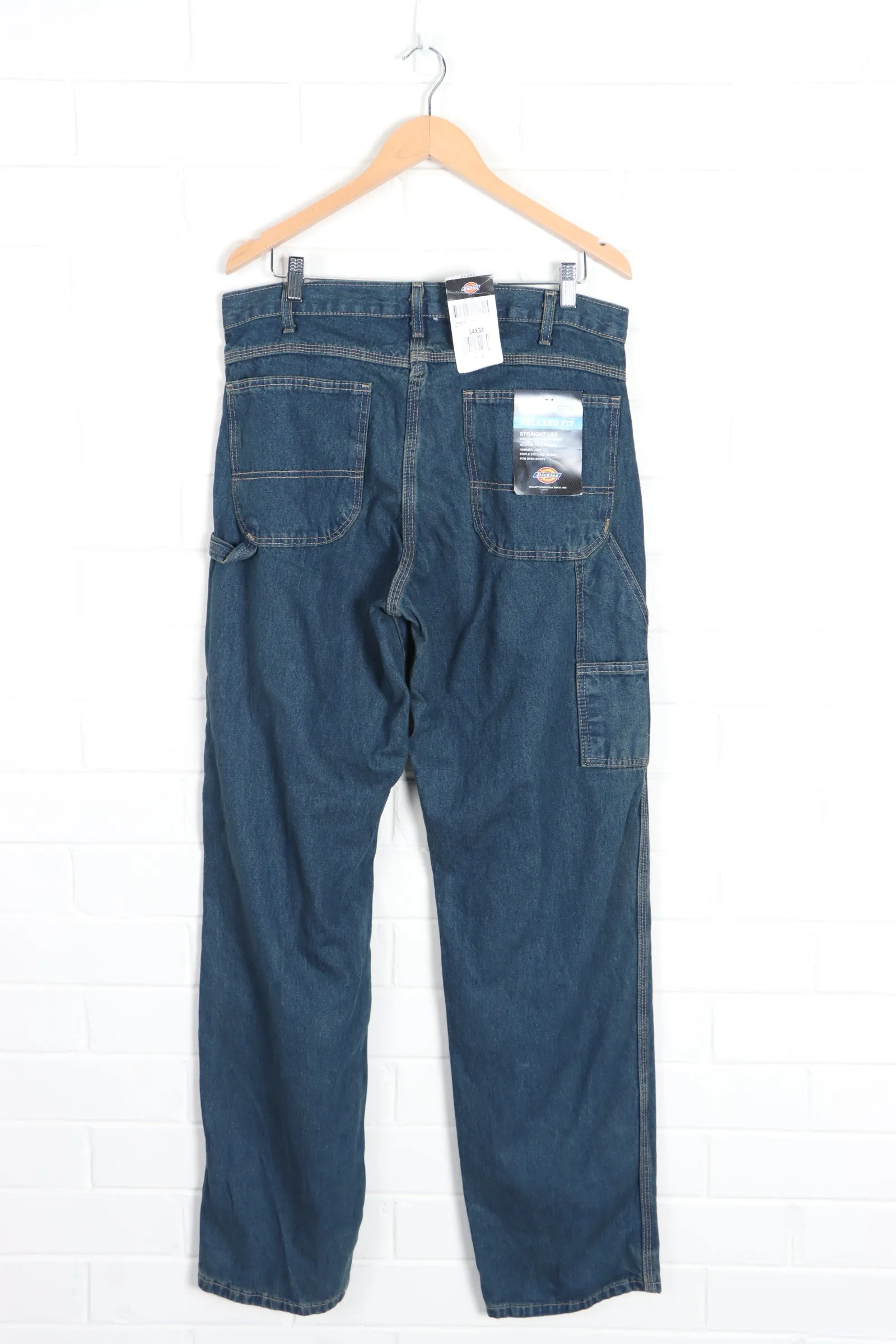 DICKIES Deadstock Relaxed Fit Carpenter Jeans (34 x 34)