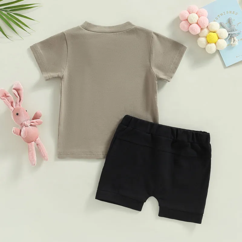 Easter Children's Suit Two-piece Cotton