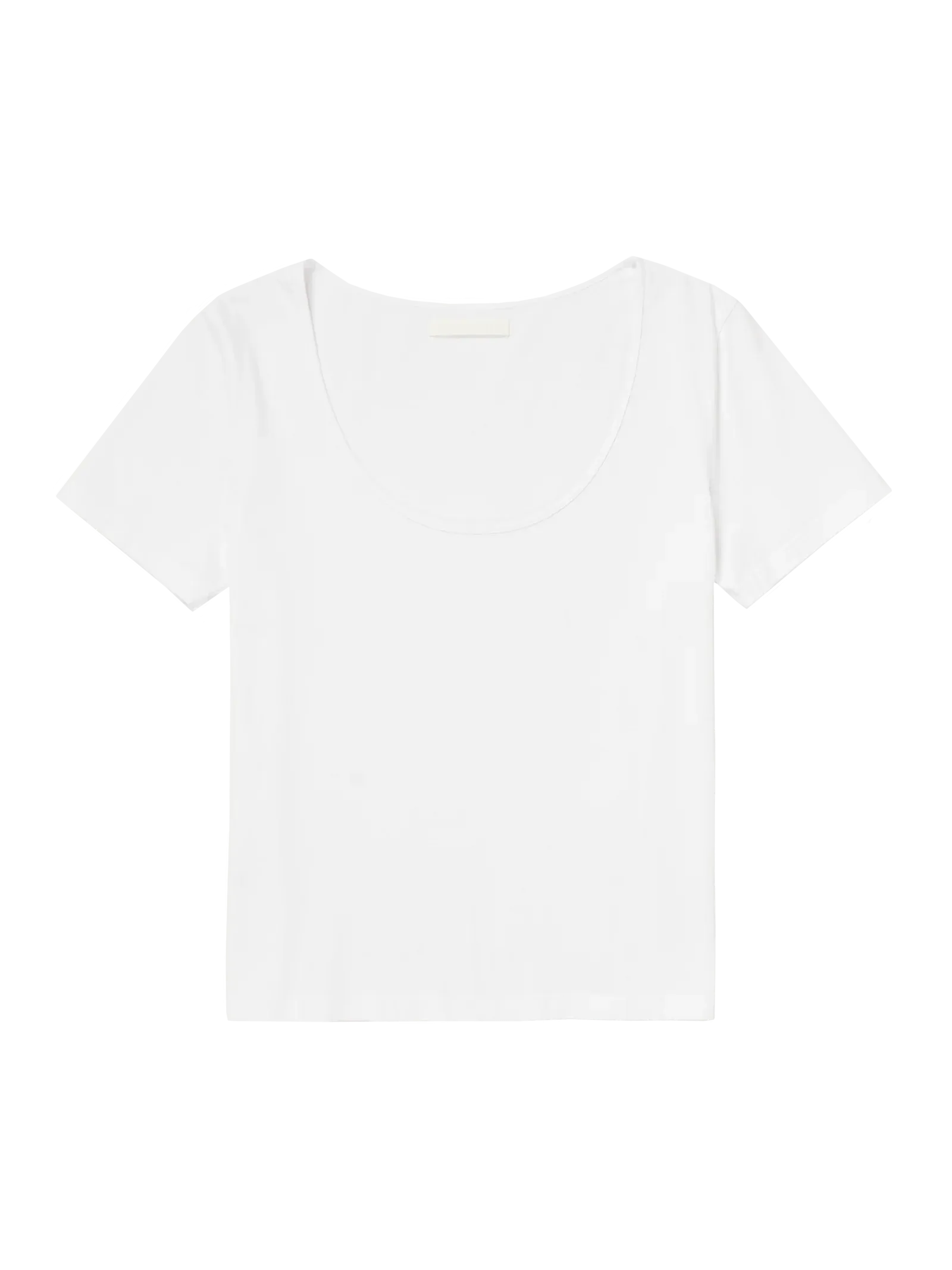 EMMA ORGANIC JERSEY SCOOP NECK TEE - WYETH