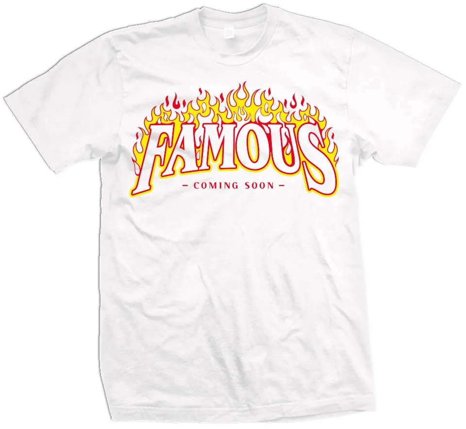 Famous Coming Soon - White T-Shirt