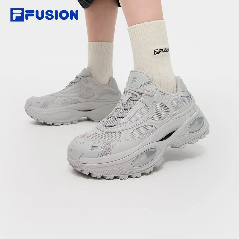 FILA FUSION FUSION BIANCO III Women Platform Shoes/Sneakers (Grey / White / Black)