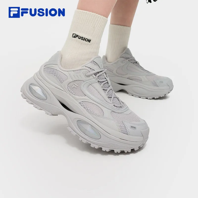 FILA FUSION FUSION BIANCO III Women Platform Shoes/Sneakers (Grey / White / Black)