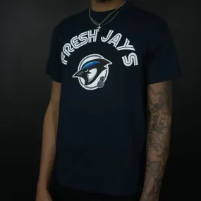 Fresh Jays - Navy T-Shirt