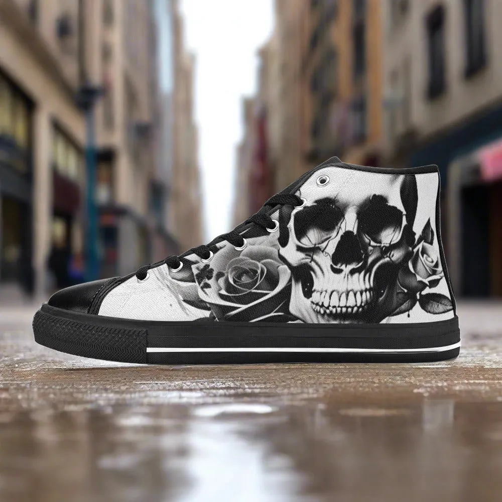 Grey Skull & Roses Women