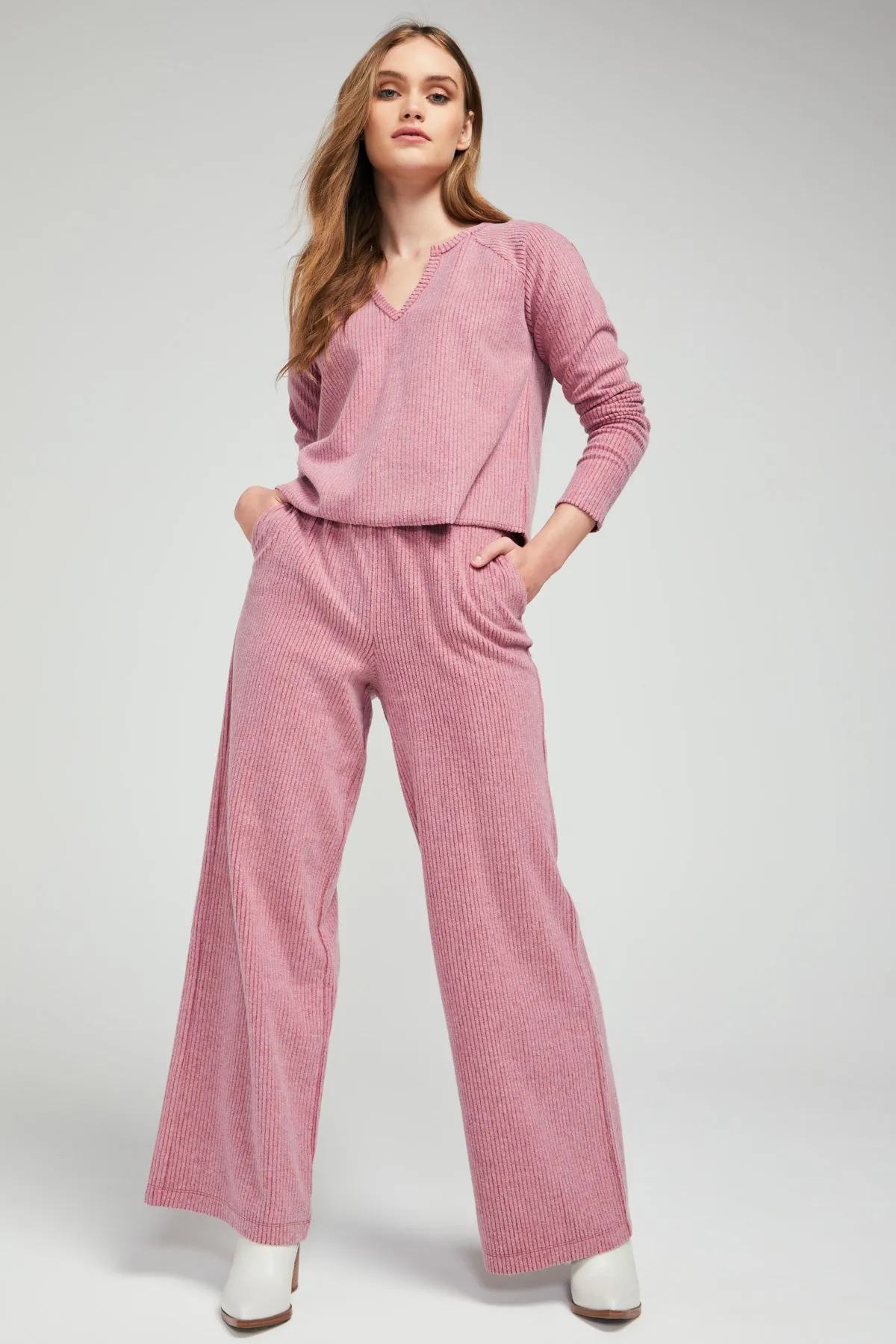 Hepburn Trouser | Dry Rose