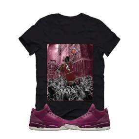 Jordan 3 Retro Bordeaux Black T (Air Zombie)