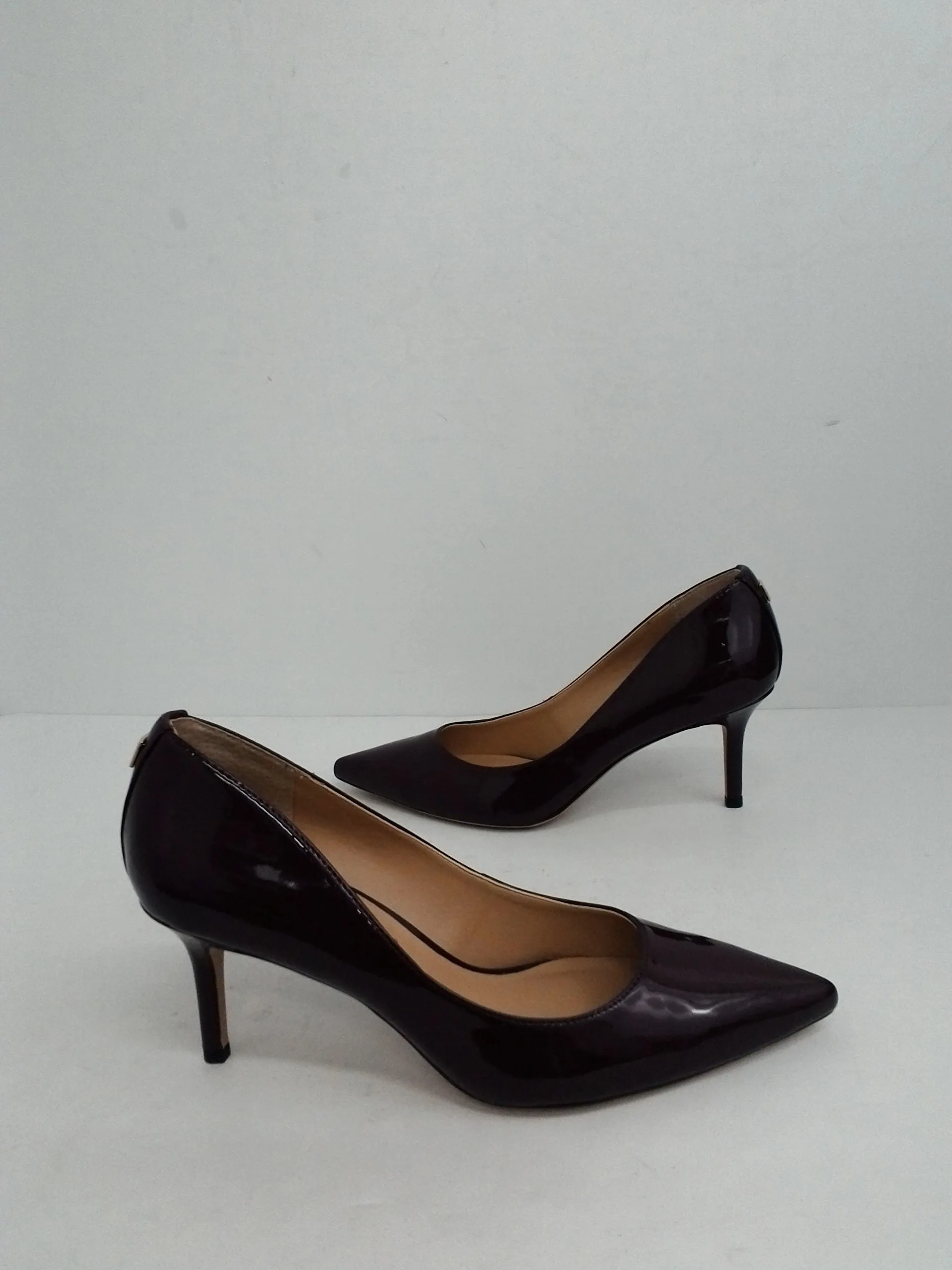 Lauren Ralph Lauren Women's Lanette Burgundy Patent Heels Size 7.5 B