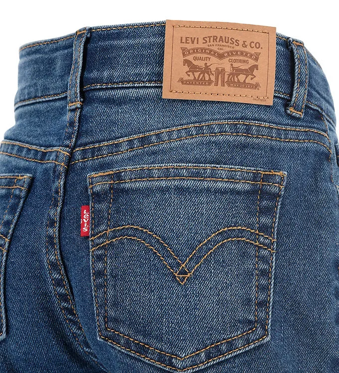 Levi's Kids High-waisted trousers for girls and boys Mini Mom jeans 3EG377-D0G medium