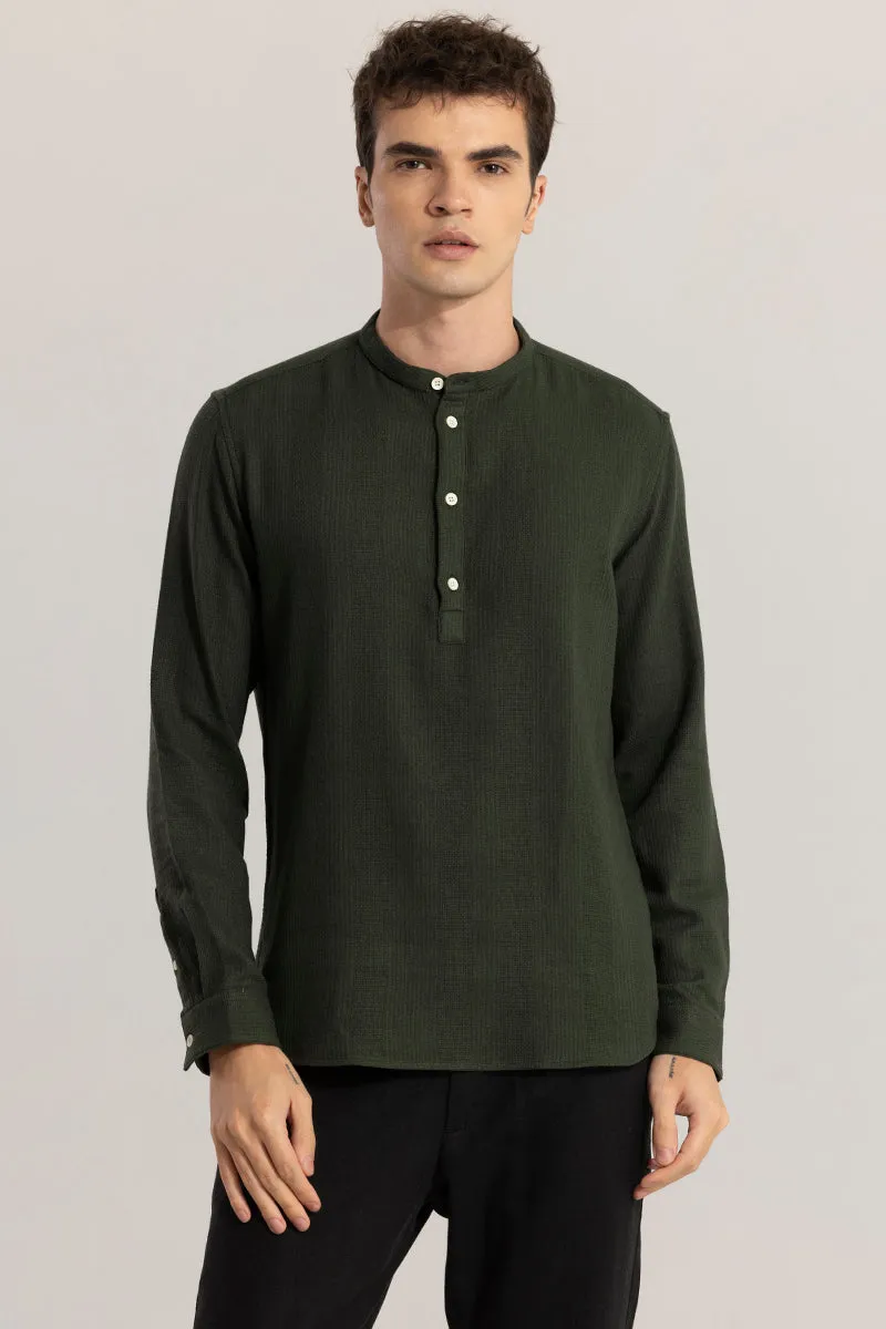 Mandarin Line Green Kurta