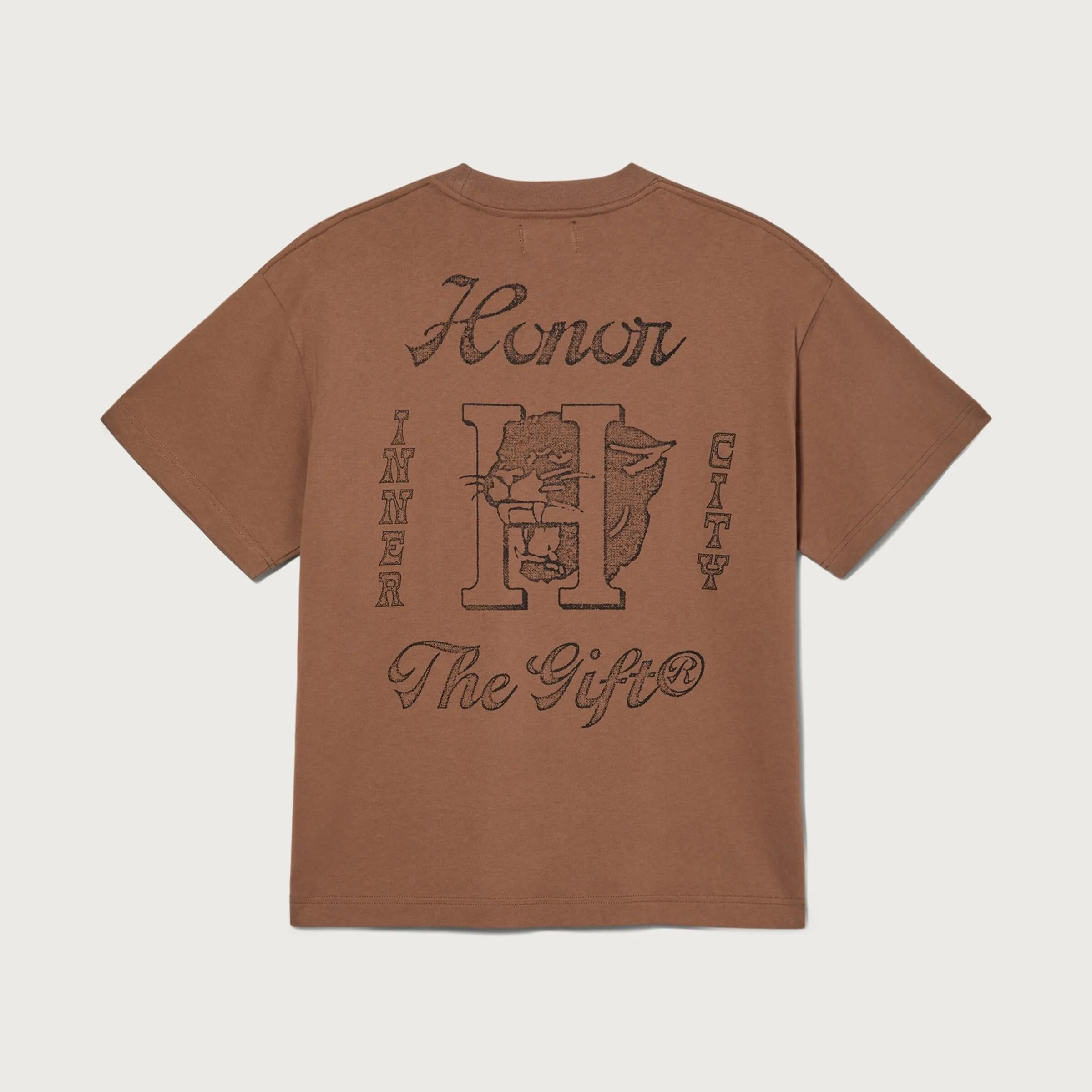 MASCOT POCKET TEE BROWN