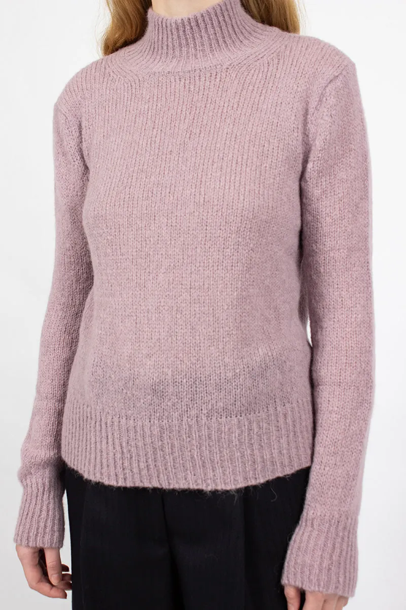 Mock Neck Jumper Lilac