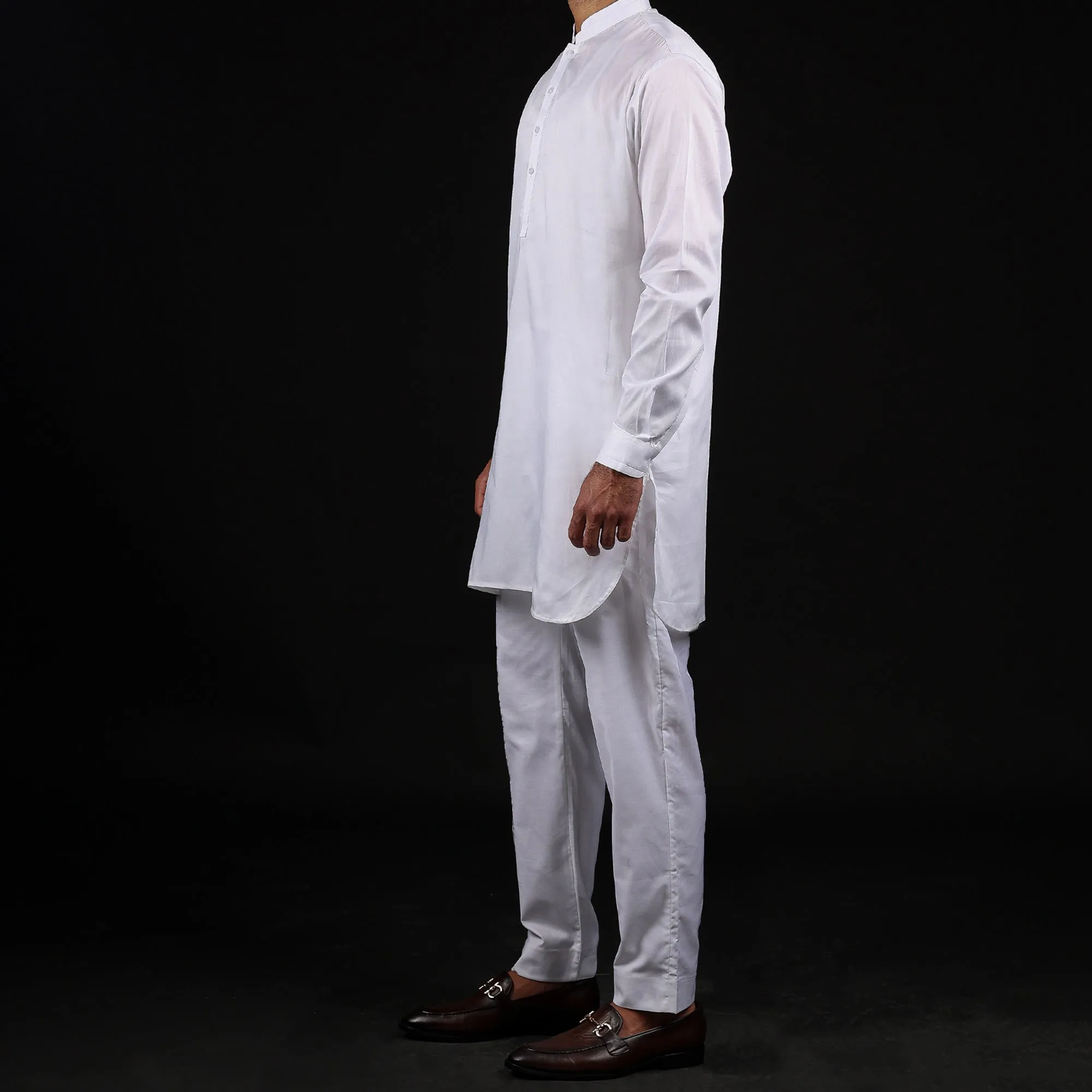 Off White Short Kurta