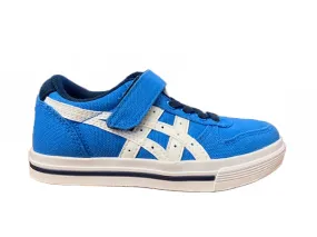 Onitsuka Tiger boy's sneakers shoe with elastic laces and velcro Aaron C5A1N 4201 light blue white