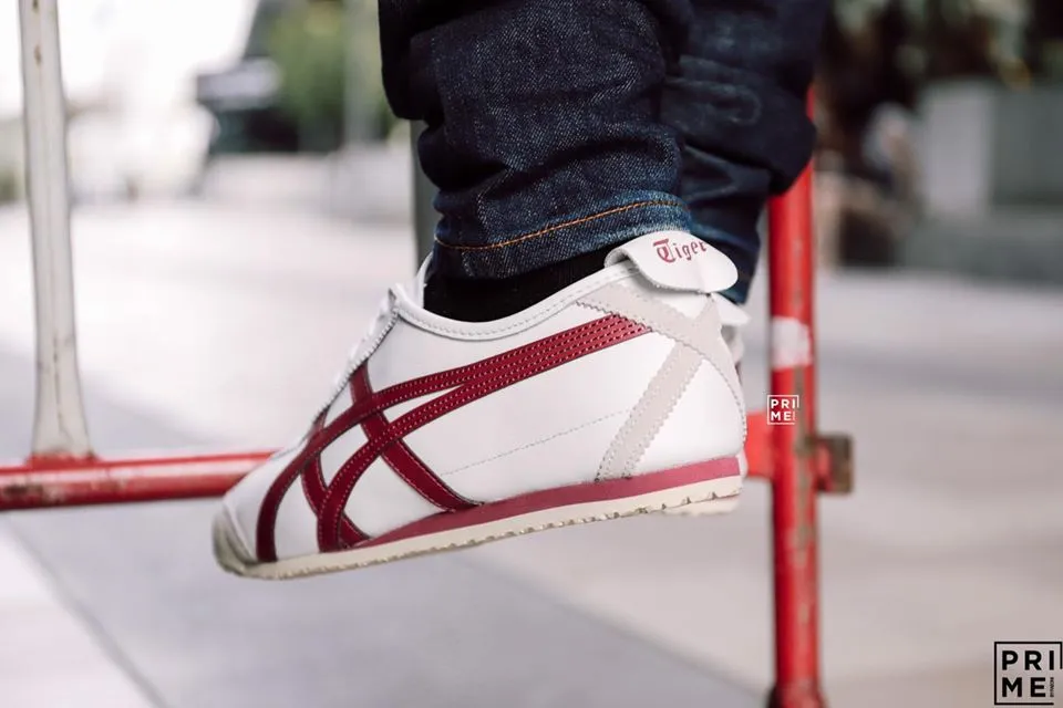 Onitsuka Tiger  Mexico66 White/Burgundy (D4J2L-0125)