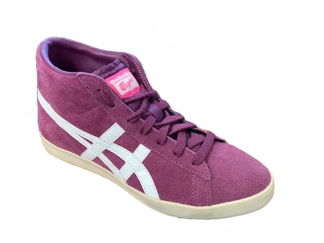 Onitsuka Tiger women's sneakers shoe in Grandest D3X8L 3399 purple white suede