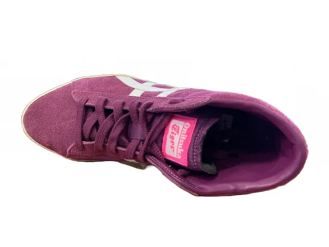 Onitsuka Tiger women's sneakers shoe in Grandest D3X8L 3399 purple white suede