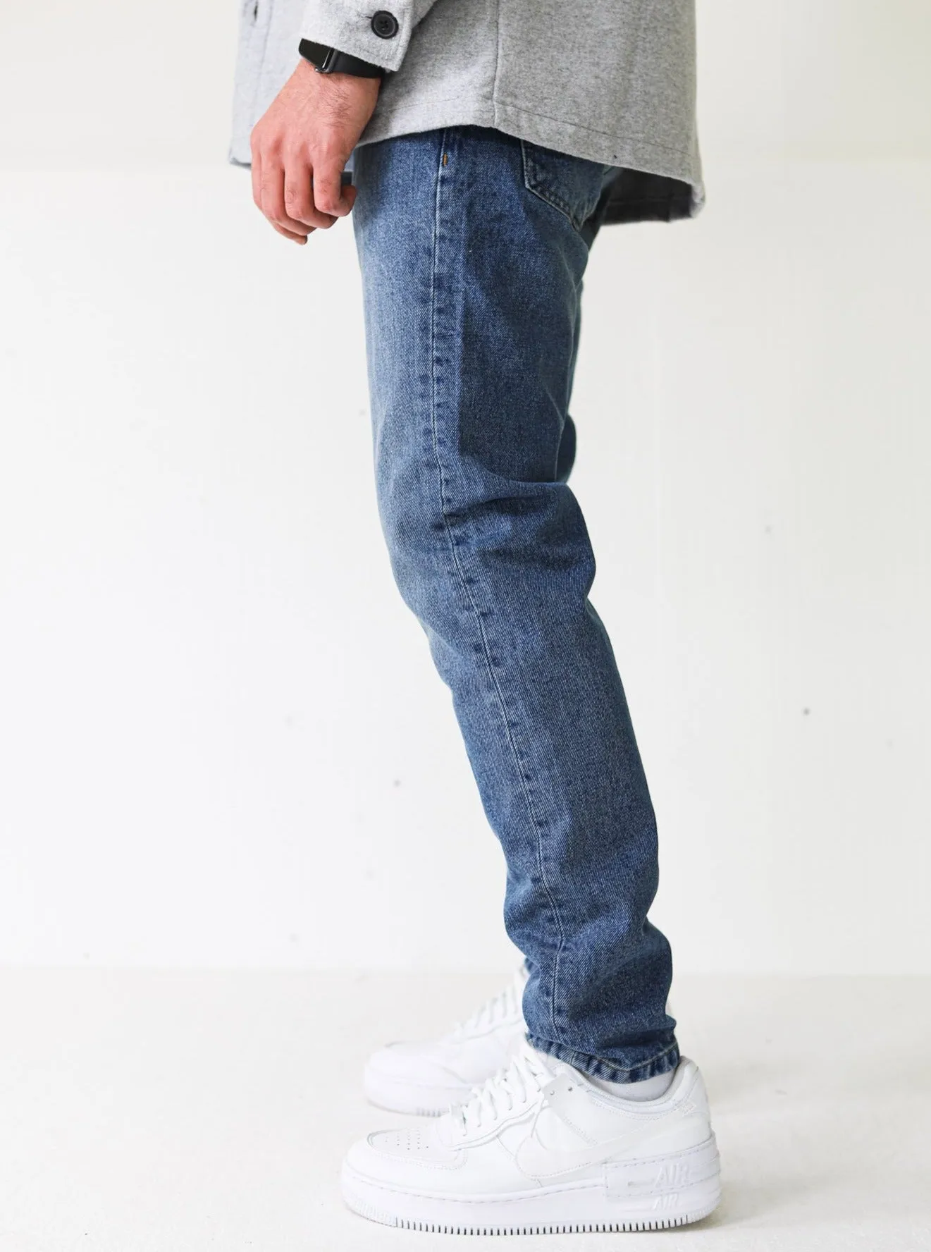 Premium Basic Vintage Blue Essential Jeans