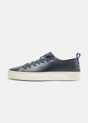 Reefer Womens Leather Cupsole Shoe - Navy