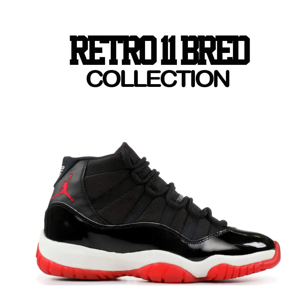 Retro 11 Bred Bred Rose Shirt